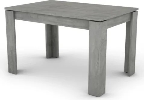 Jedálenský stôl Inter 120x80 cm, šedý betón%