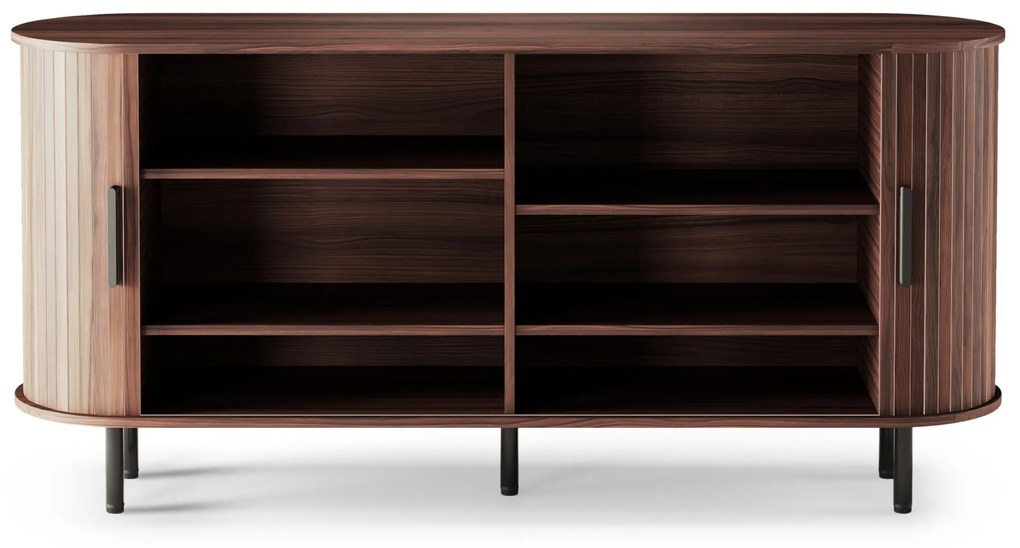 Komoda Gliss 160 cm ořech tmavý