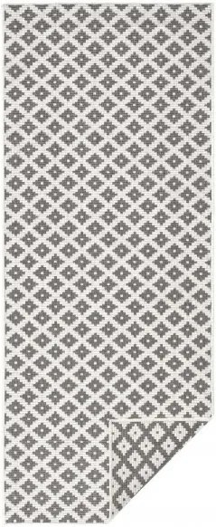 NORTHRUGS - Hanse Home koberce Kusový koberec Twin-Wendeteppiche 103126 grau creme - 80x150 cm