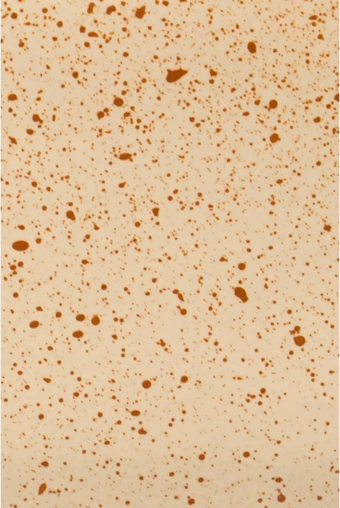 Dekoračná miska ORYVEN, sklolaminát, priemer 30 cm, béžová