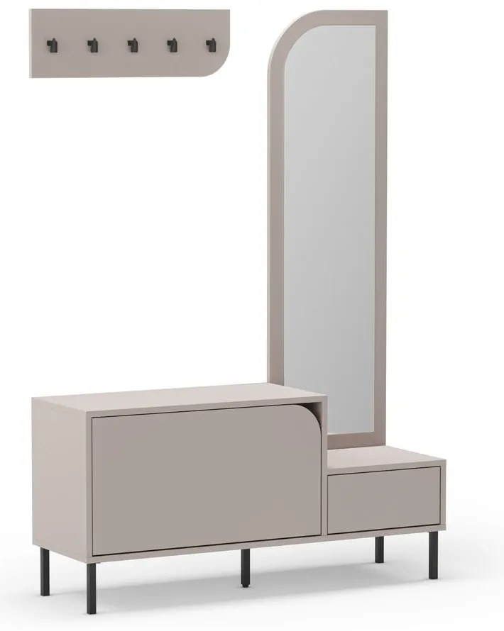 Krémová predsieňová zostava Bea – Marckeric