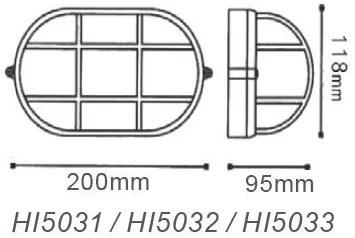 ACA Lighting Vonkajšie prisadené svietidlo HI5032W max. 40W/E27/IP45, biele