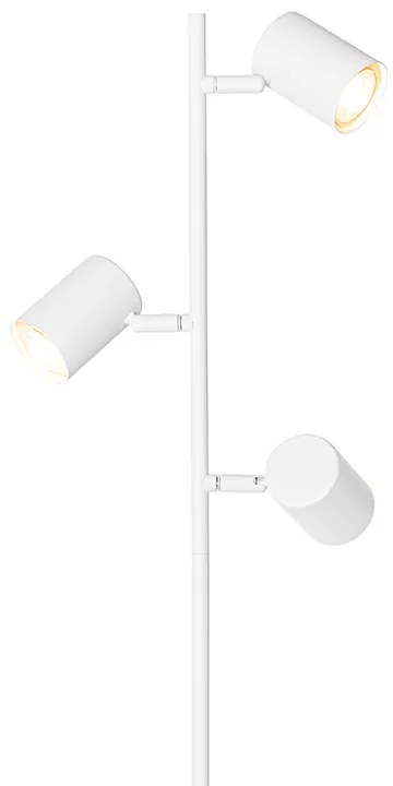 Moderná stojaca lampa biela 3-svetlo - Jeana
