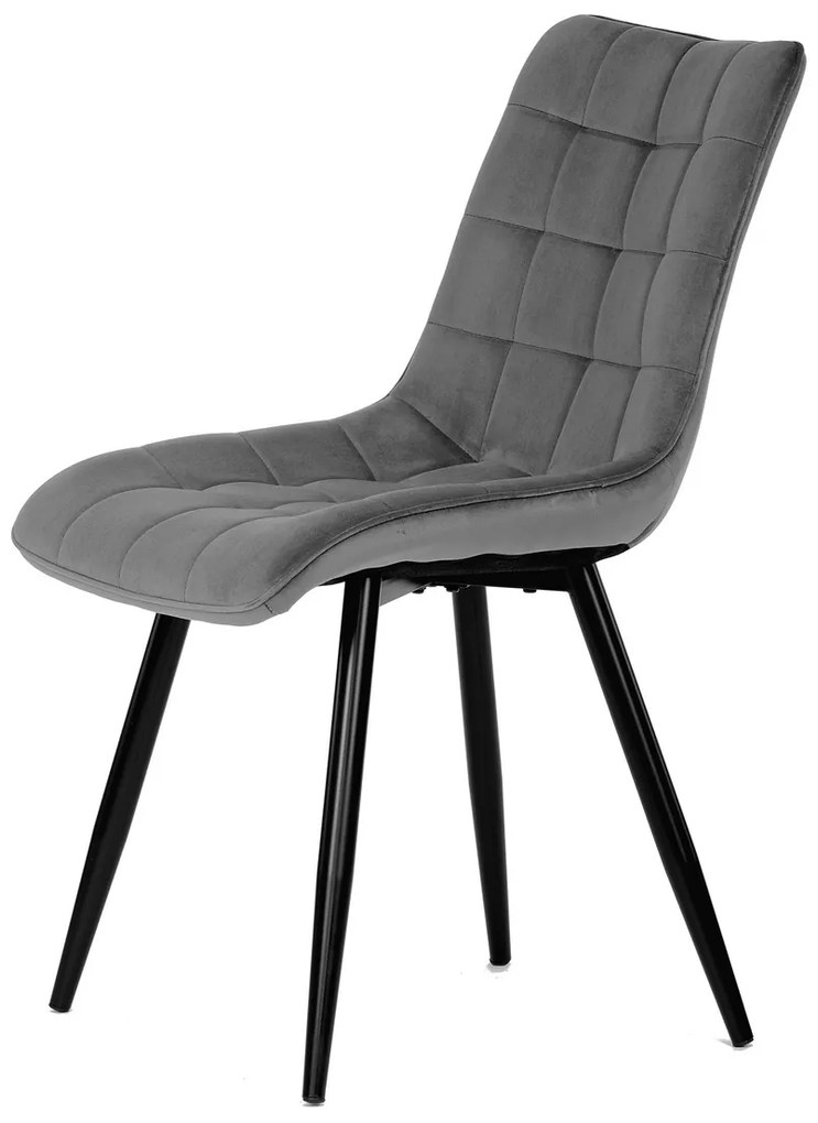 Súprava jedálenských stoličiek CT-384 GREY4, 4 ks