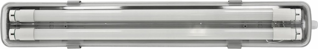 Hermetické LED svietidlo 2x60cm G13 - IP65 + žiarivky