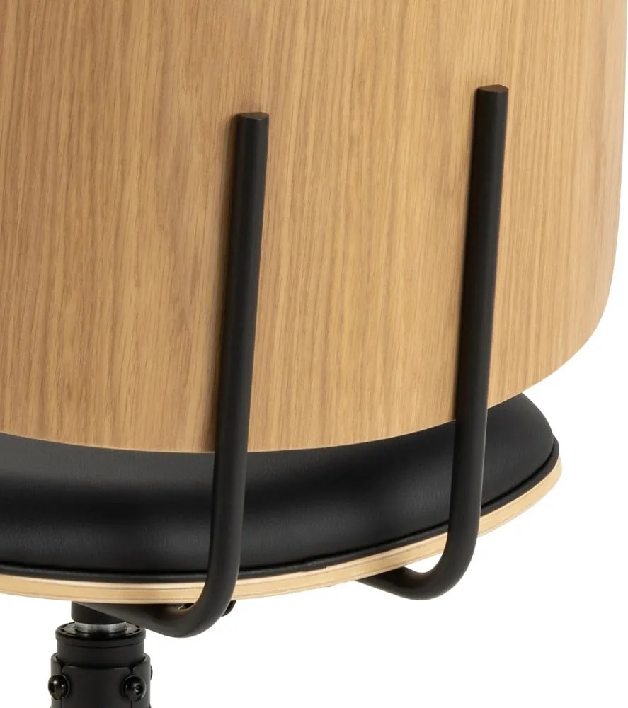 Čierna jedálenská stolička Owen – Actona