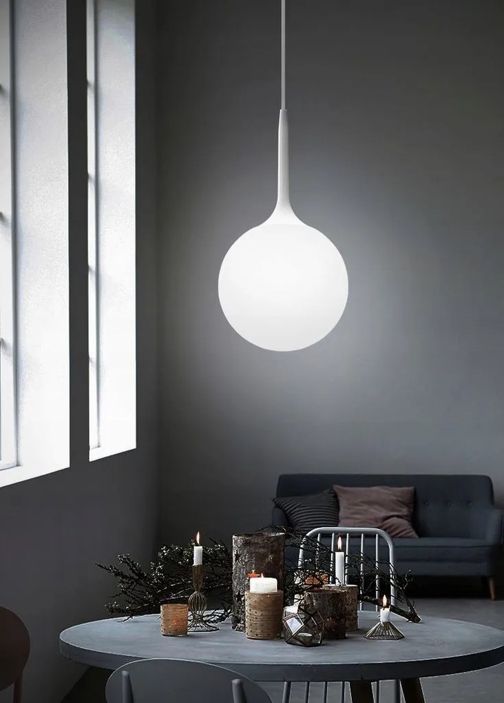 Toolight Toolight, závesné svietidlo Cary 25 JDL-18 1xE27, biela, OSW-00035