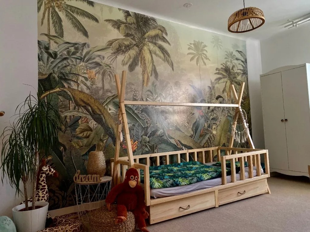 Wilsondo Detská posteľ domček Tipi 180x80 Variant úložný box: Bez úložného boxu