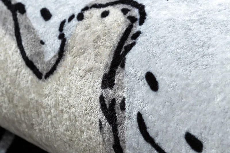 Dywany Łuszczów, Detský kusový koberec Junior 51974.802 Bears grey, 160x220, šedá, detská izba