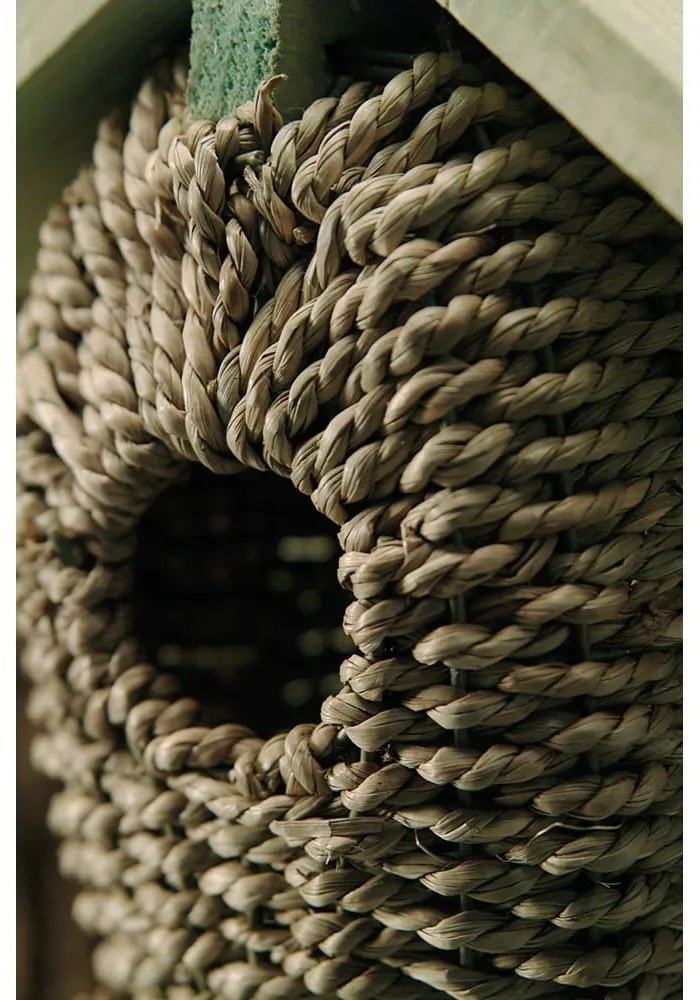 Vtáčia búdka z morskej trávy Esschert Design, výška 26,2 cm