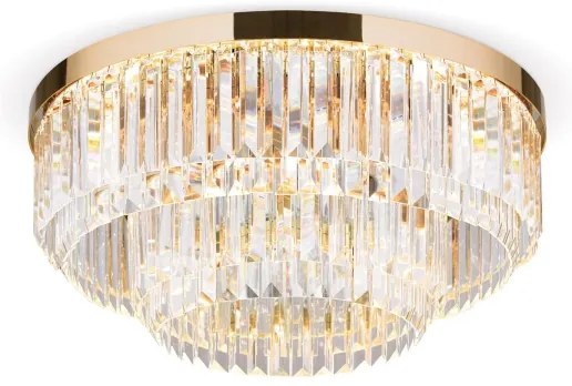 Orion - LED stmievateľné krištáľové svietidlo PRISM LED/80W/230V pr.55 cm 24K zl