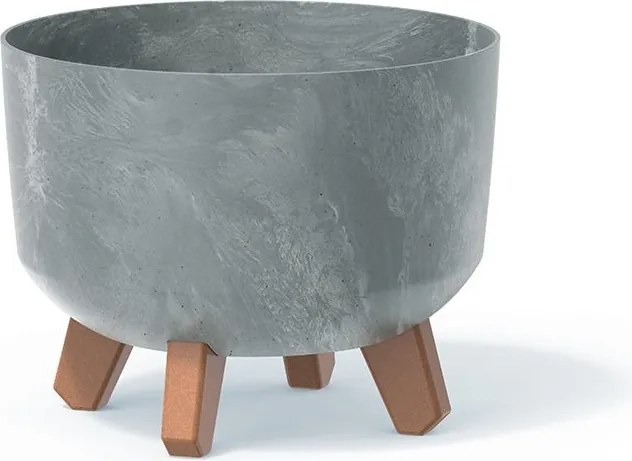 Kvetináč GRACIE EFFECT II sivý