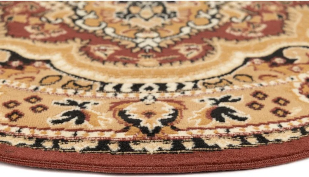 TA Koberec E951A HNEDÉ ATLASOVÉ KOLESO Rozmer: 200x200 cm