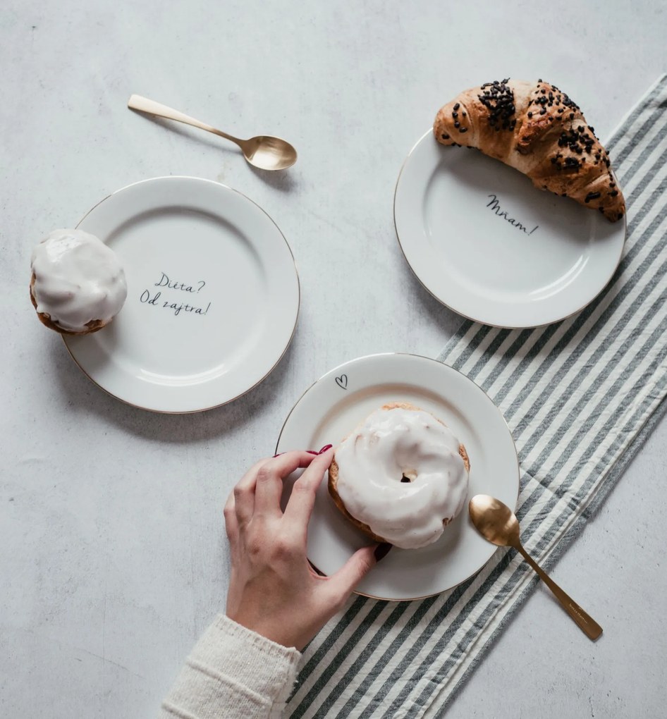 Bella Rose Dezertný tanierik Mňam! 19 cm