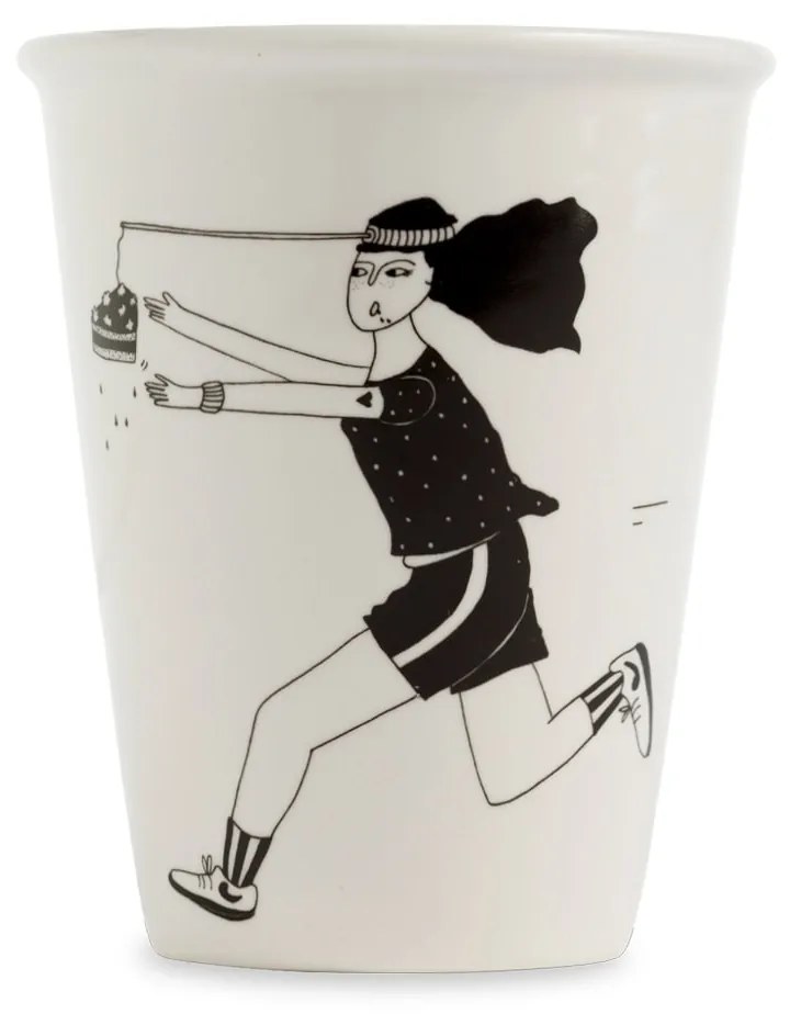helen b Porcelánový hrnček Motivation is key 220 ml