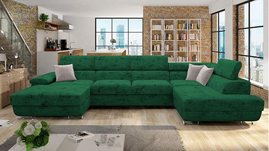 Rohová sedacia súprava Alvin Bis Premium, Dostupné poťahy: Abriamo 03, Strana: Pravá