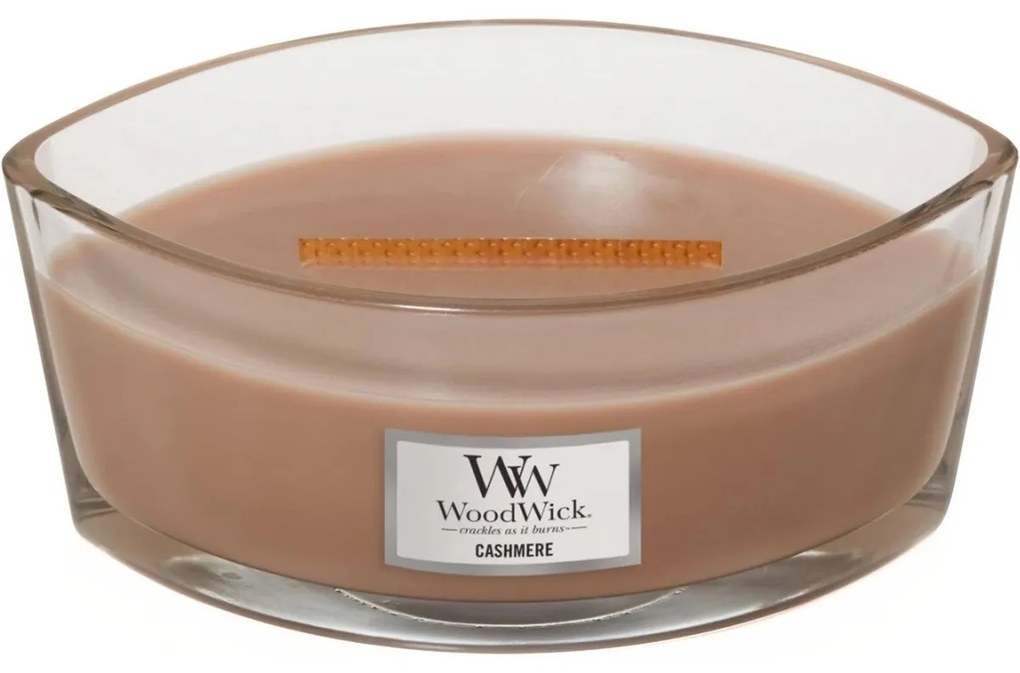 Vonná sviečka WoodWick Cashmere, 453 g