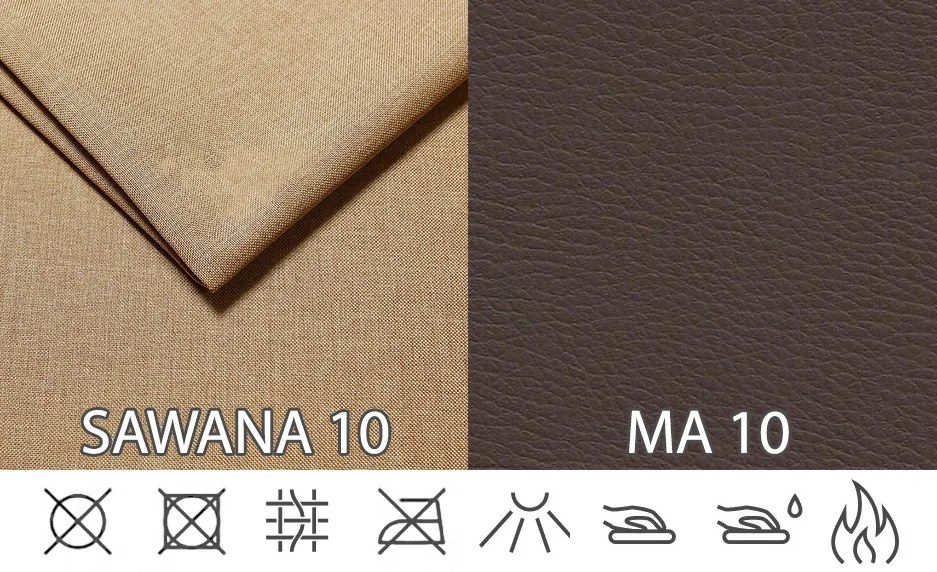 Rohová sedačka U Marlon (oranžová + hnedá) (P). Akcia -20%. Vlastná spoľahlivá doprava až k Vám domov. 616144