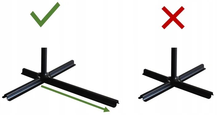 Zelený záhradný slnečník so stojanom a LED osvetlením