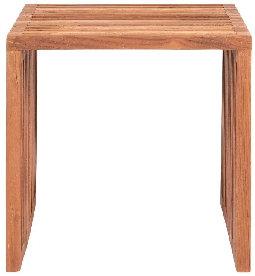 Odkladací stolík z teakového dreva 40x40 cm Pego – House Nordic