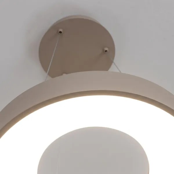 BRILAGI - LED stmievateľný luster na lanku FALCON II LED/67W/230V pr. 40 cm béžová + diaľkové ovládanie