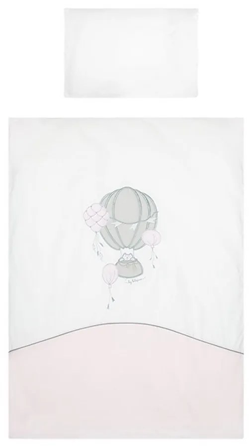 6-dielne posteľné obliečky Belisima Ballons 100/135 ružové