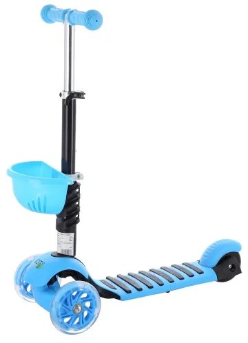 Detská kolobežka NILS Fun HLB08 3v1, modrá