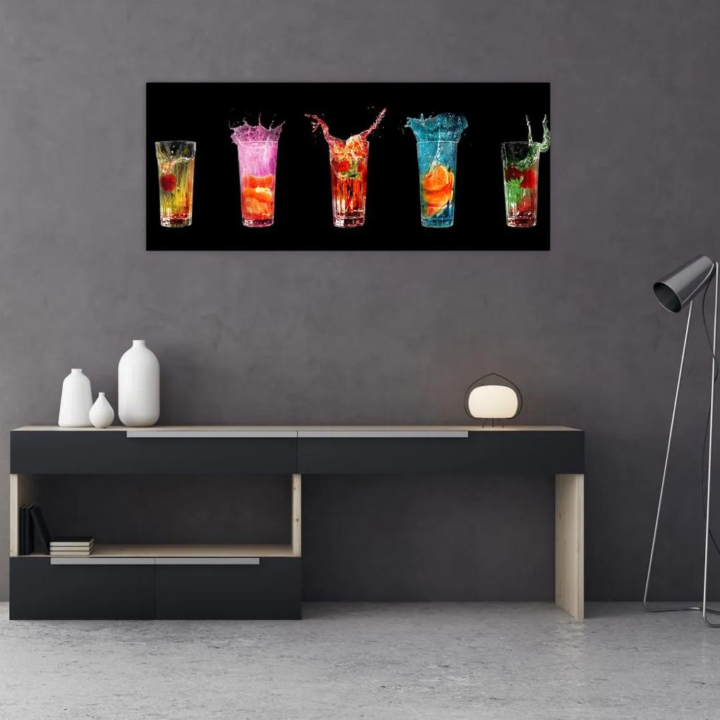Obraz nápojov (120x50 cm)