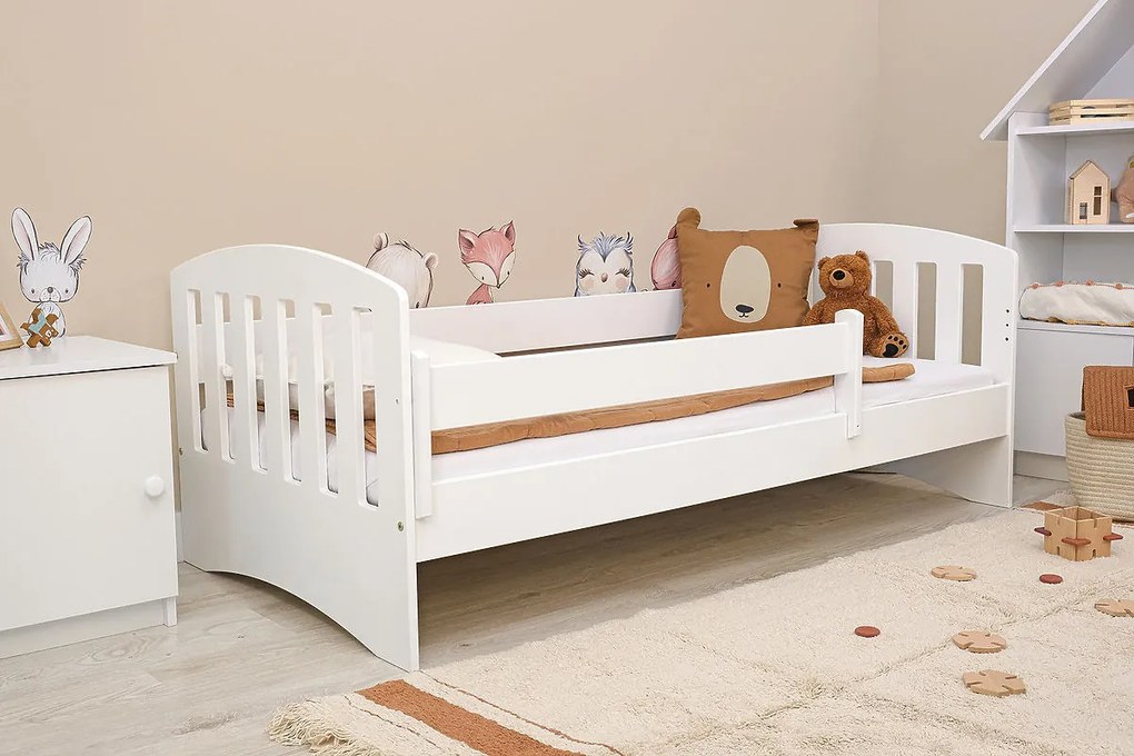 Ourbaby® 6066-0 Classic posteľ + úložný priestor 160x80 cm biela