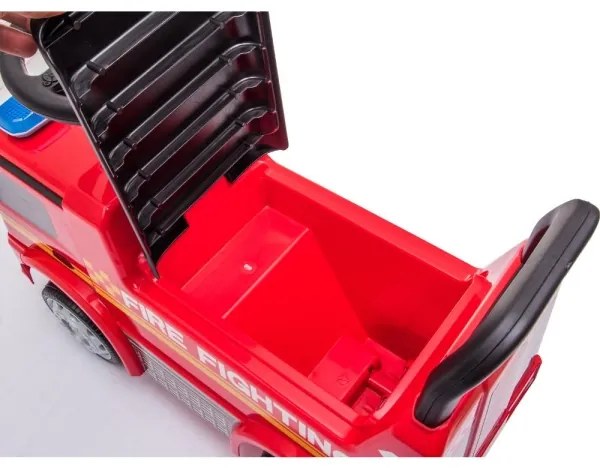 Odrážadlo Mercedes Hasiči 2xAA červená