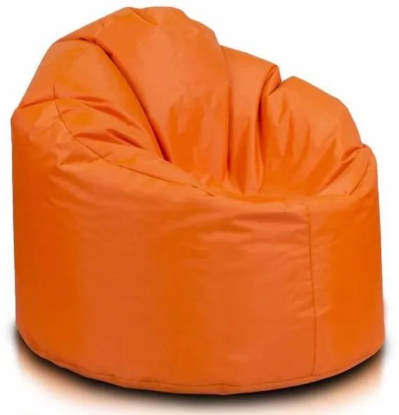 Sedací vak hruška Star polyester TiaHome - Oranžová