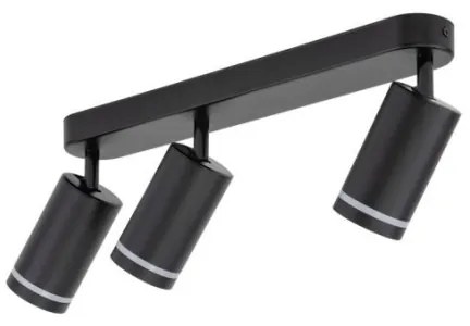 Bodové svietidlo JET 3xGU10/10W/230V čierna