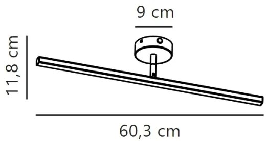 Nordlux - LED Kúpeľňové osvetlenie zrkadla IP LED/7,2W/230V IP44 60 cm biela