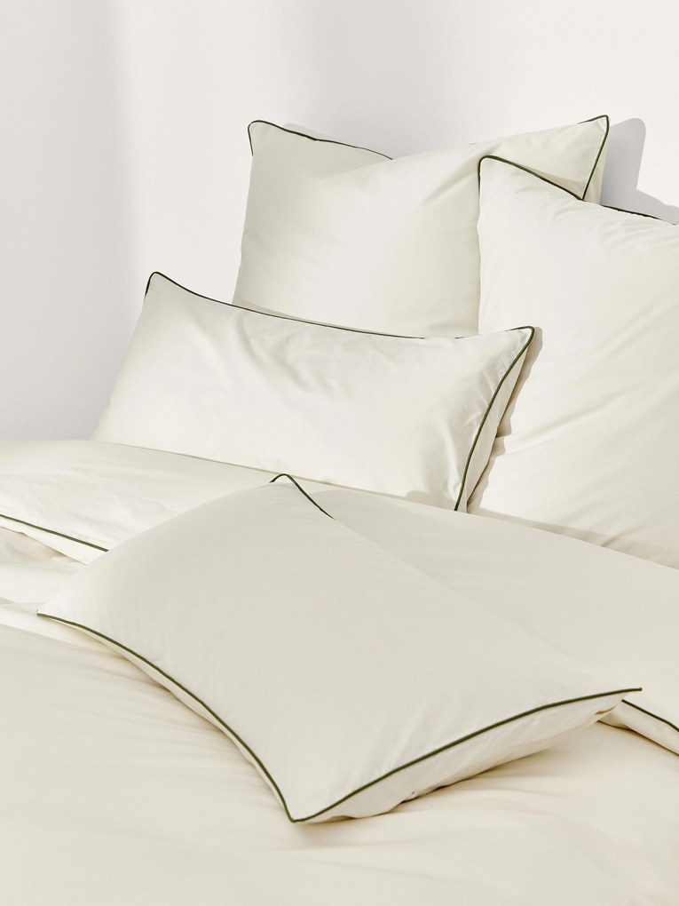 Obliečka na paplón z bavlneného perkálu's lemom Daria