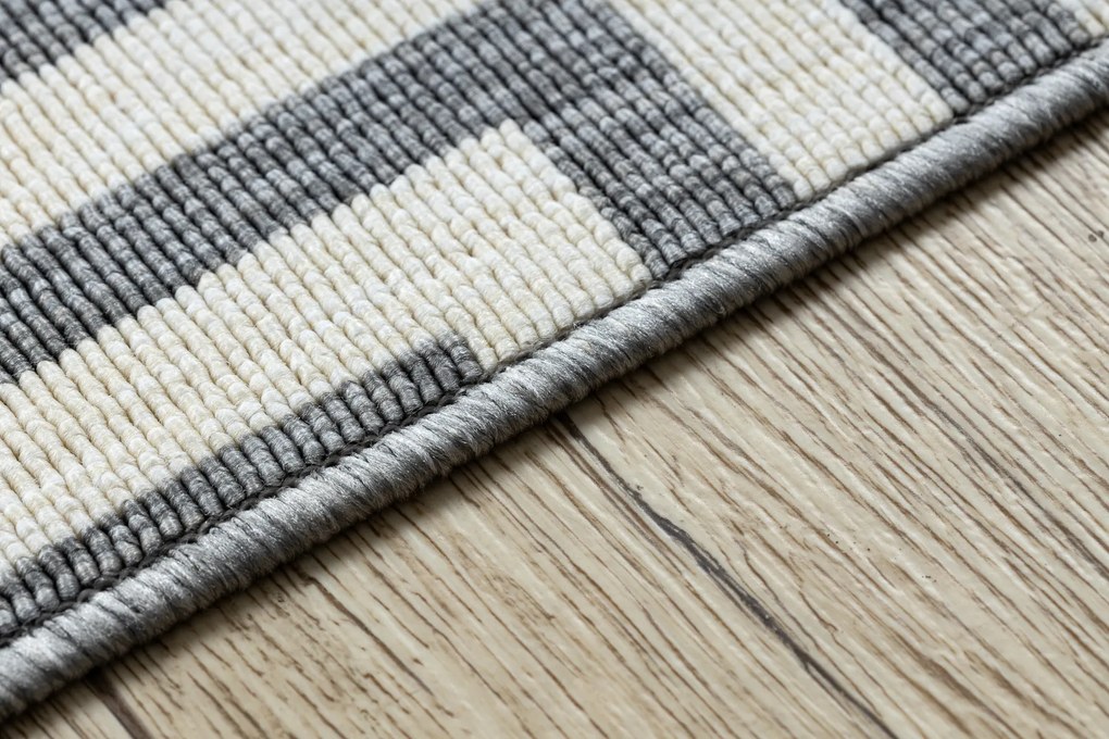 Koberec SPRING 20421332 labyrint Sisalový -krémový/ sivý