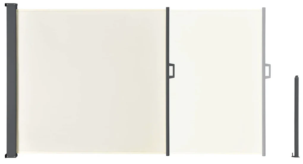 InternetovaZahrada Bočná markíza Dubaj 300 x 180 cm - béžová