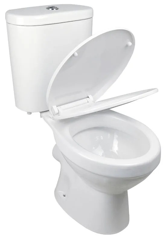 Mereo Mereo, WC kombi, zadný odpad s armatúrou, MER-VSD99