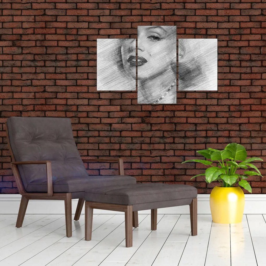 Obraz - Portrén Merilyn Monroe (90x60 cm)