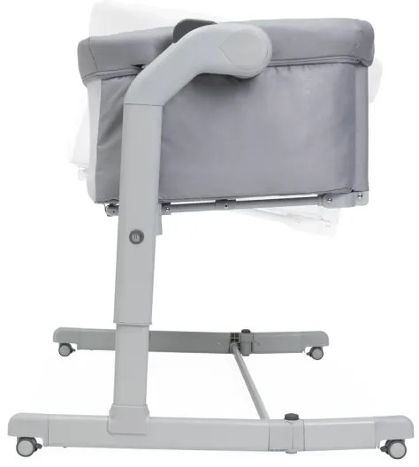 Chicco - Detská postieľka 2v1 NEXT2ME MAGIC EVO svetlošedá