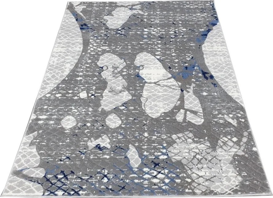 DC Koberec Texas 067 modrá sivá Rozmer: 140×190 cm