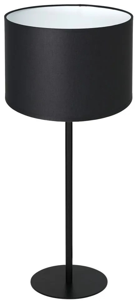 Luminex Stolná lampa ARDEN 1xE27/60W/230V pr. 25 cm čierna/biela LU3478