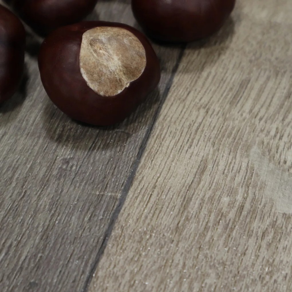 AKCIA: 90x370 cm PVC podlaha - lino Texalino Supreme 997 D Valley Oak - dub, šíře, hnedá, filc, chodba / predsieň, Beauflor