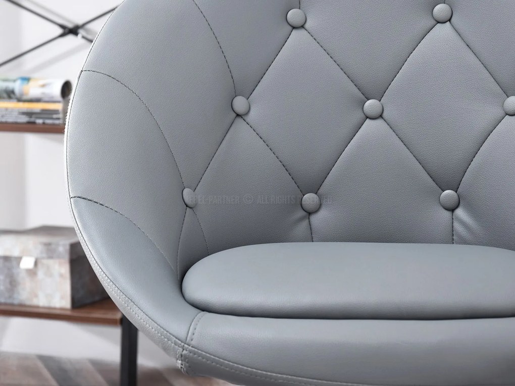 Kreslo Lush 4 (sivá + čierna). Akcia -17%. Vlastná spoľahlivá doprava až k Vám domov. 1110260