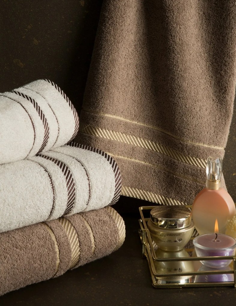 BAVLNENÝ UTERÁK KORAL 70X140 CM BIELA