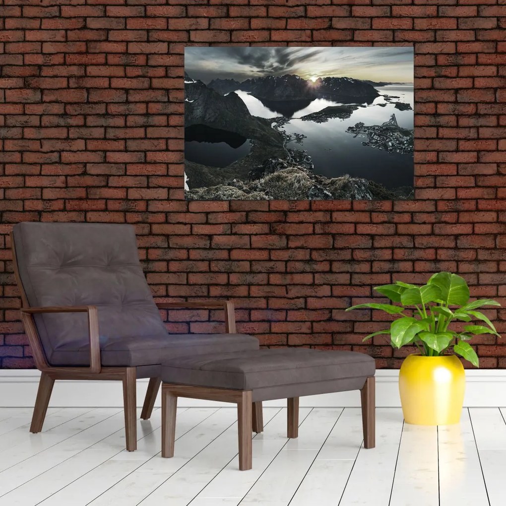 Obraz - Nórske pohorie (90x60 cm)