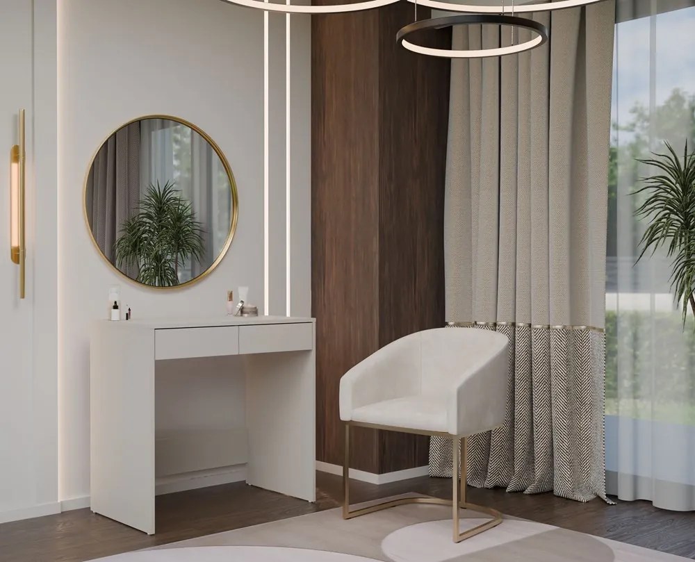 Toaletný stolík Micras 1 (kašmír). Akcia -20%. Vlastná spoľahlivá doprava až k Vám domov. 1132468