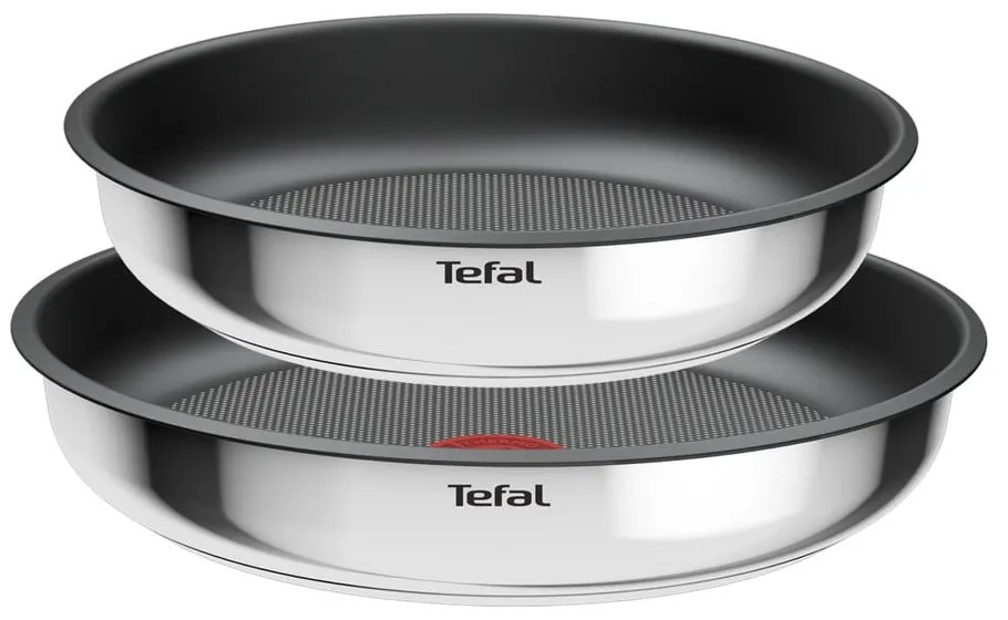 Nerezové panvice v súprave 2 ks s nepriľnavým povrchom/s odnímateľnou rukoväťou ø 26 cm INGENIO Cook Eat L8813S75 – Tefal