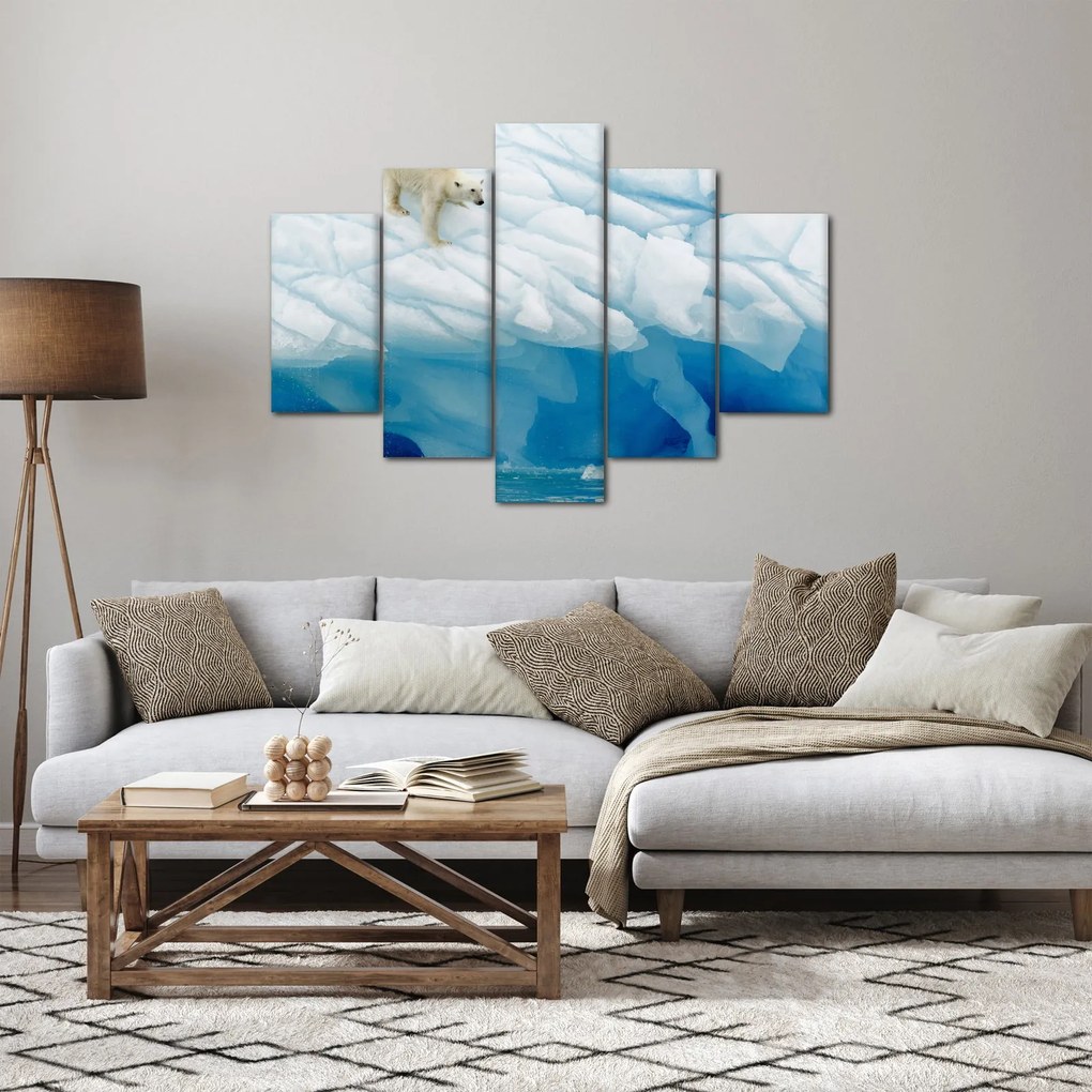 Obraz - Polárny medveď (150x105 cm)