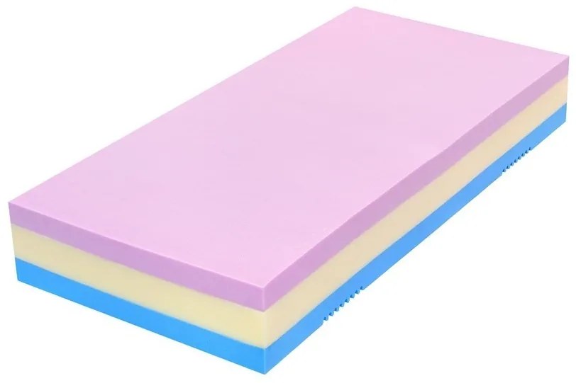 Tropico SWISSLAB NATUR 26 - obojstranný matrac z rôznych hybridných pien vhodný pre alergikov 100 x 200 cm, snímateľný poťah