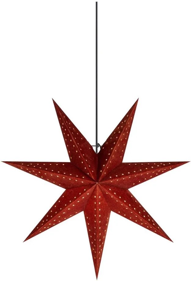 Markslöjd 705807 - Vianočná dekorácia EMBLA 1xE14/6W/230V pr. 45 cm červená